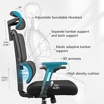 Primyオフィスチェア 独立式ランバーサポート デスクチェア ゲーミングチェア Primyオフィスチェア 独立式ランバーサポート デスクチェア
